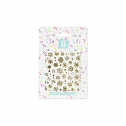 Слайдер за дизайн Gold Snowflakes Hi Hybrid