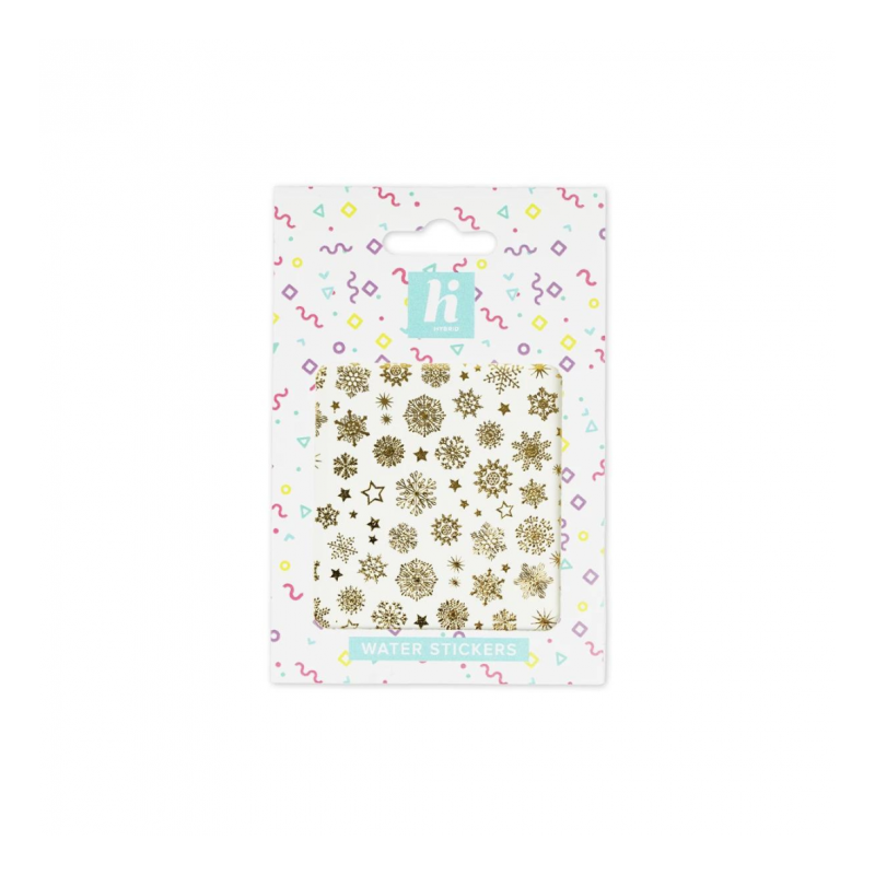 Слайдер за дизайн Gold Snowflakes Hi Hybrid