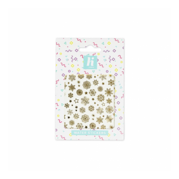 Слайдер за дизайн Gold Snowflakes Hi Hybrid