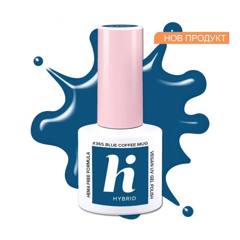 Гел лак 365 Blue Coffe Mug Hi Hybrid