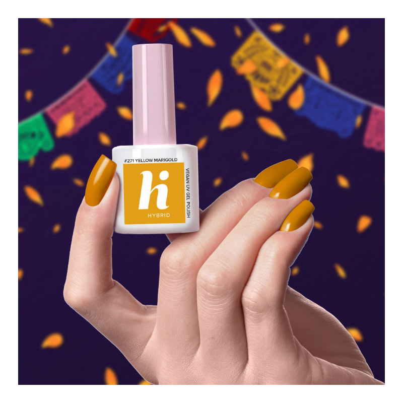 Гел лак 271 Yellow Marigold Hi Hybrid