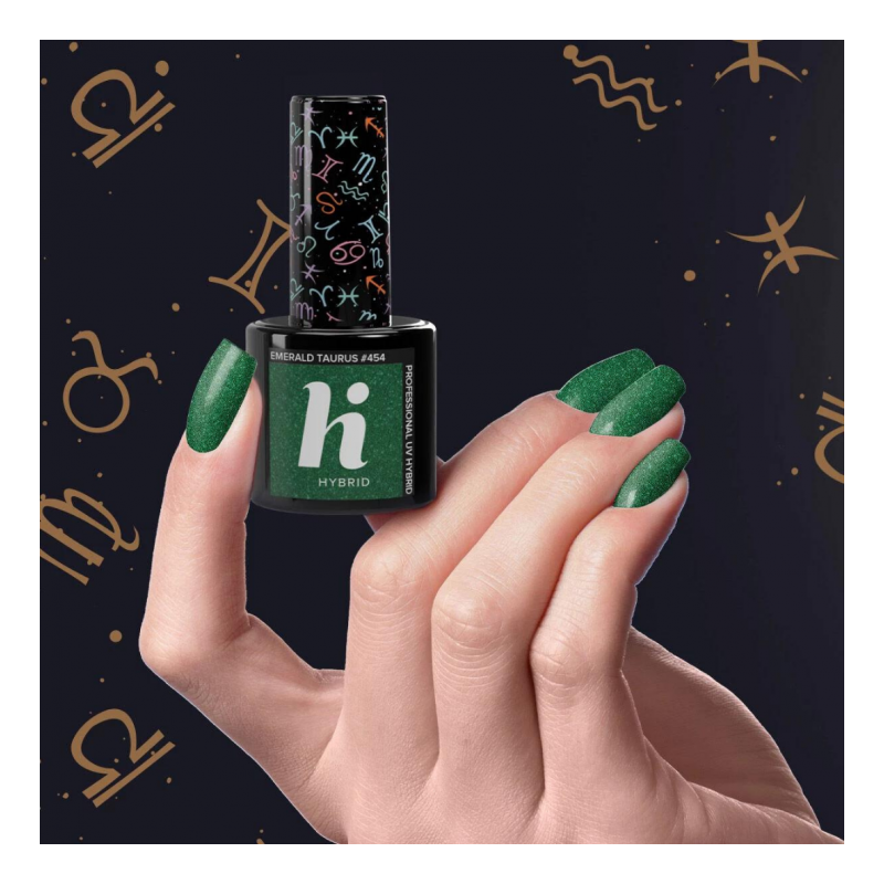 Гел лак 454 Emerald Taurus Hi Hybrid