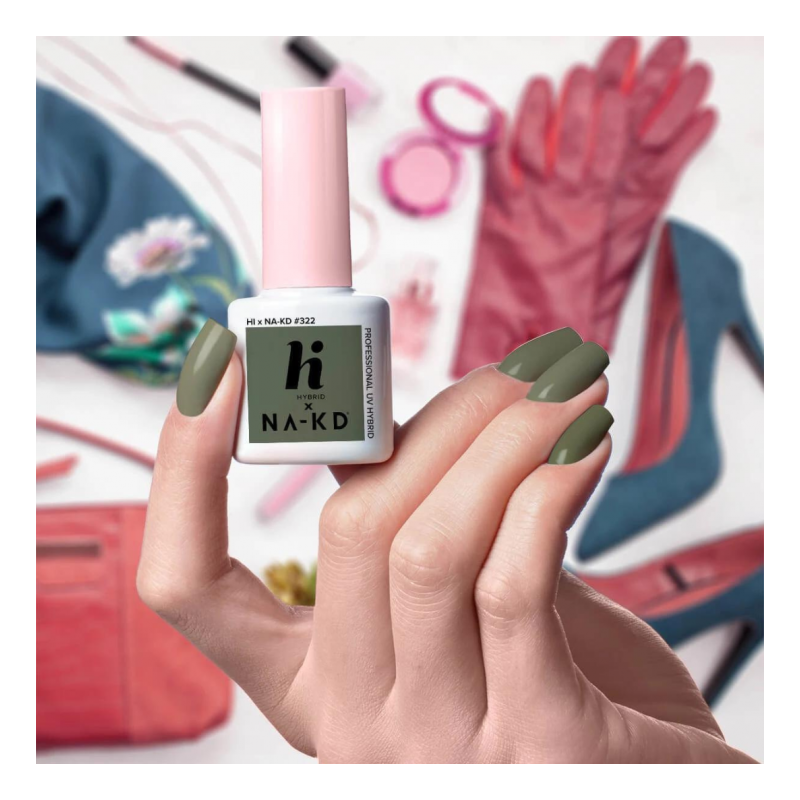Гел лак 322 Army Green Hi Hybrid