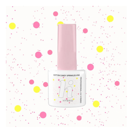 Гел лак 144 Cotton Candy Sprinkles Hi Hybrid