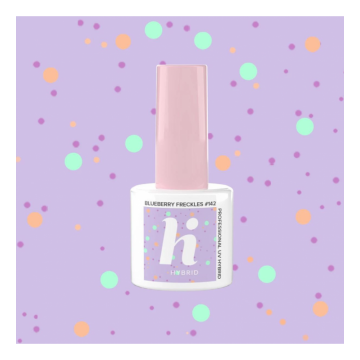 Гел лак 142 Blueberry Freckles Hi Hybrid