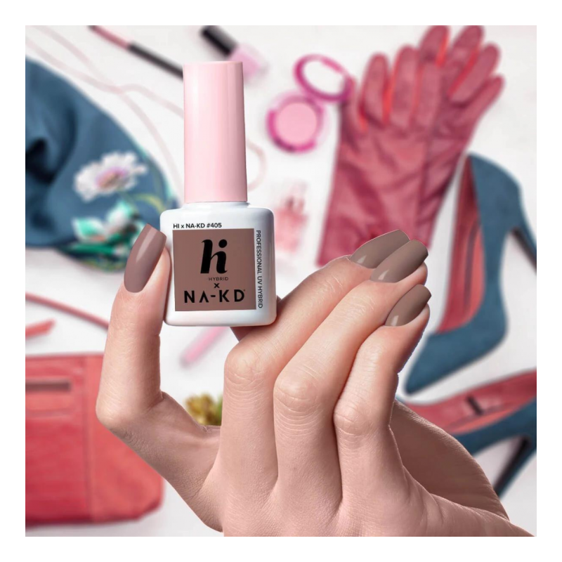 Гел лак 405 Deep Beige Hi Hybrid