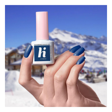 Гел лак 358 Blue Mirrored Goggles Hi Hybrid