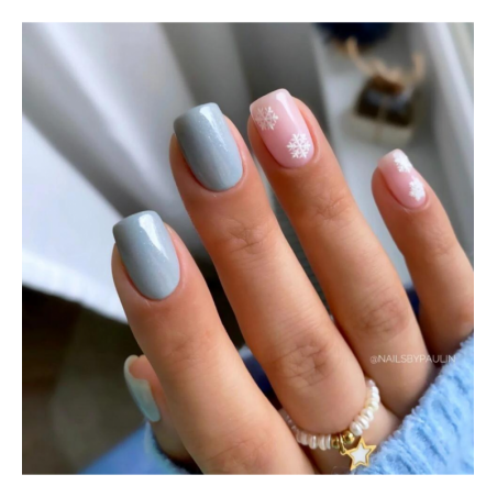 Гел лак 323 Icy Mint Shimmer Semilac