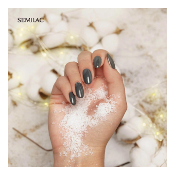 Гел лак 325 Frosty Carbon Shimmer Semilac