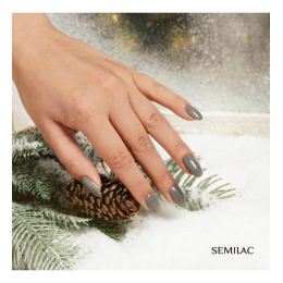 Гел лак 326 Foggy Gray Shimmer Semilac