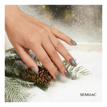Гел лак 326 Foggy Gray Shimmer Semilac