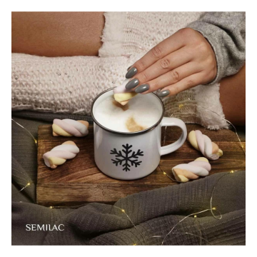 Гел лак 326 Foggy Gray Shimmer Semilac