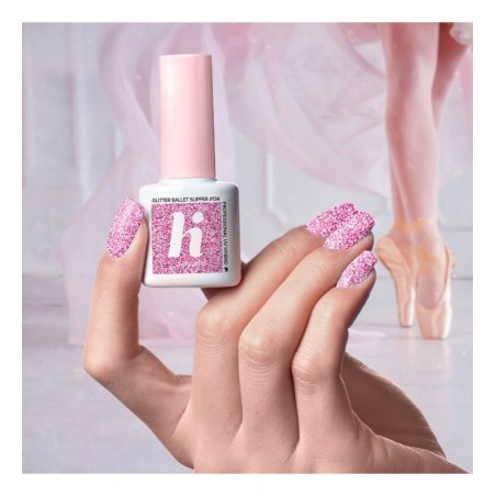 Гел лак 134 Glitter Ballet Slipper Hi Hybrid