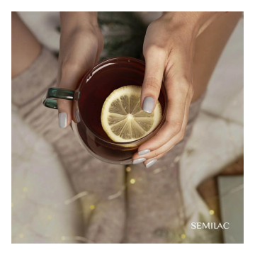 Гел лак 338 Cozy Gray Shimmer Semilac