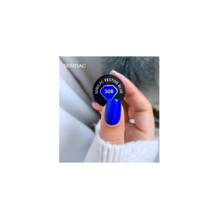 Гел лак 308 Festive Blue Semilac