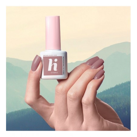 Гел лак 409 Brown Nude Hi Hybrid