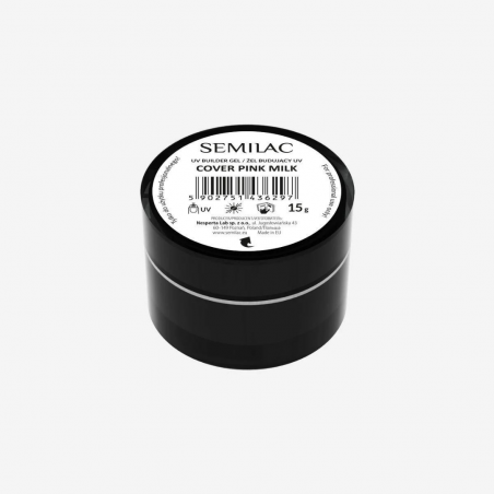 Гел 15 мл. Cover Pink Milk Semilac