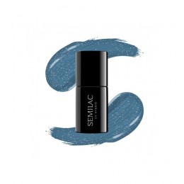 Гел лак 324 Sea Blue Shimmer Semilac