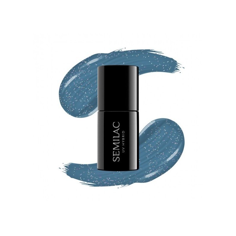 Гел лак 324 Sea Blue Shimmer Semilac