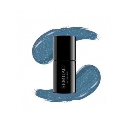 Гел лак 324 Sea Blue Shimmer Semilac