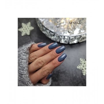 Гел лак 324 Sea Blue Shimmer Semilac