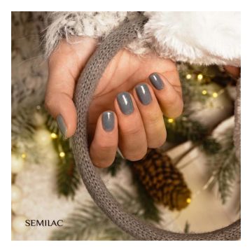 Гел лак 324 Sea Blue Shimmer Semilac