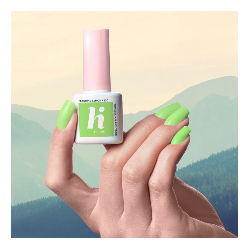 Гел лак 330 Flashing Lemon Hi Hybrid