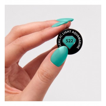 Гел лак 522 Light Aquamarine Semilac