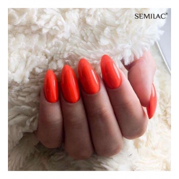 Гел лак 518 Neon Orange Semilac