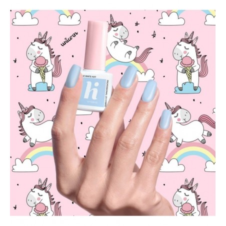 Гел лак 317 Blue White Hi Hybrid