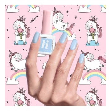 Гел лак 317 Blue White Hi Hybrid