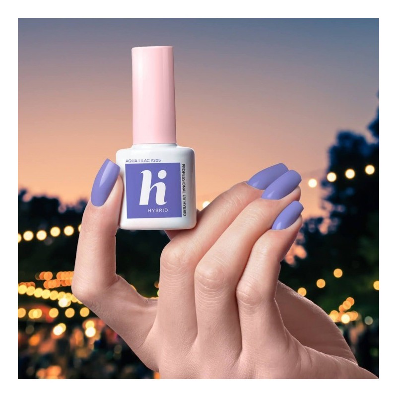 Гел лак 305 Aqua Lilac Hi Hybrid
