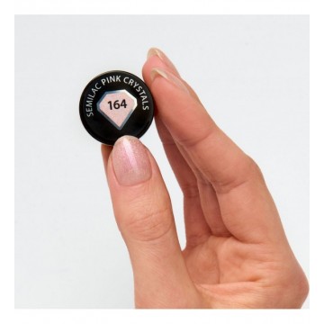 Гел лак 164 Pink Crystals Semilac
