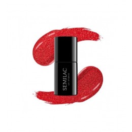 Гел лак 346 Chic Red Glitter Semilac