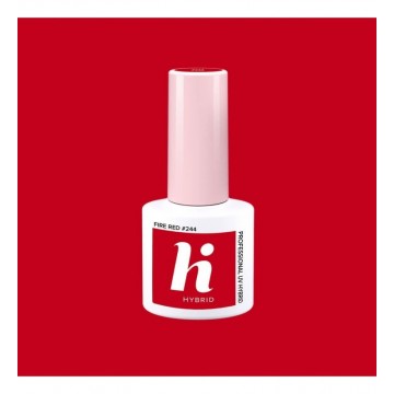 Гел лак 244 Fire Red Hi Hybrid