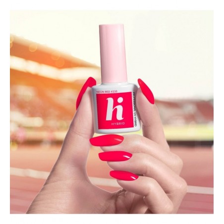 Гел лак 233 Neon Red Hi Hybrid