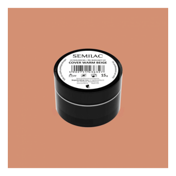 Гел 15 мл. Cover Warm Beige Semilac