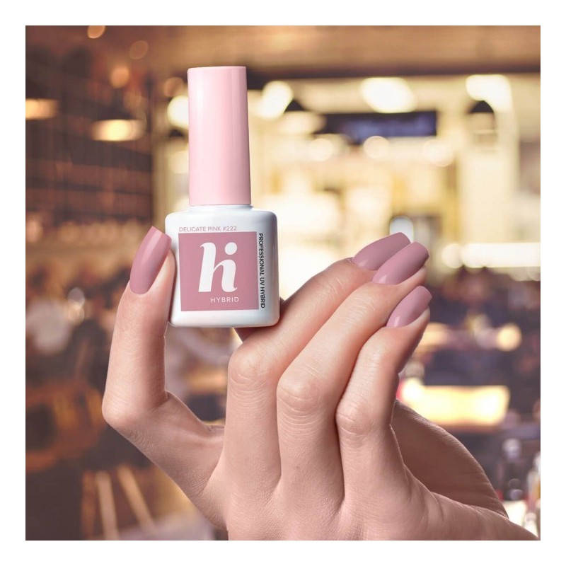 Гел лак 222 Delicate Pink Hi Hybrid