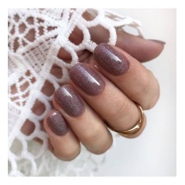 Гел лак 322 Shimmer Dust Brown Semilac