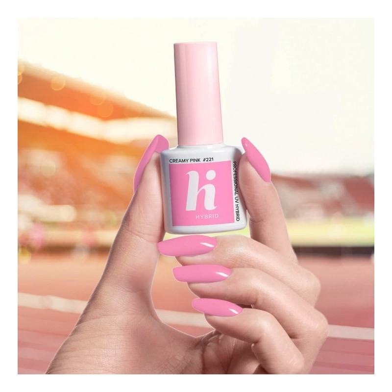 Гел лак 221 Creamy Pink Hi Hybrid