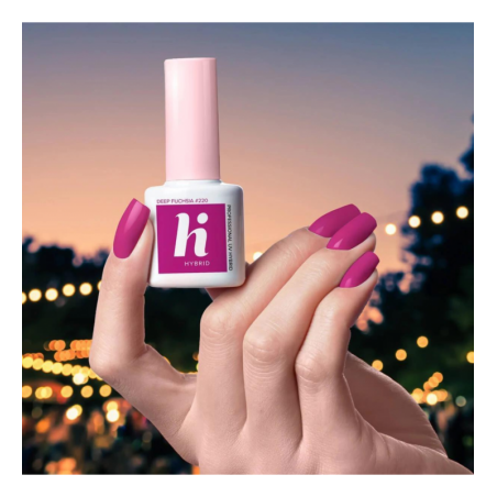 Гел лак 220 Deep Fuchsia Hi Hybrid