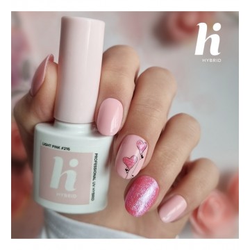Гел лак 216 Light Pink Hi Hybrid