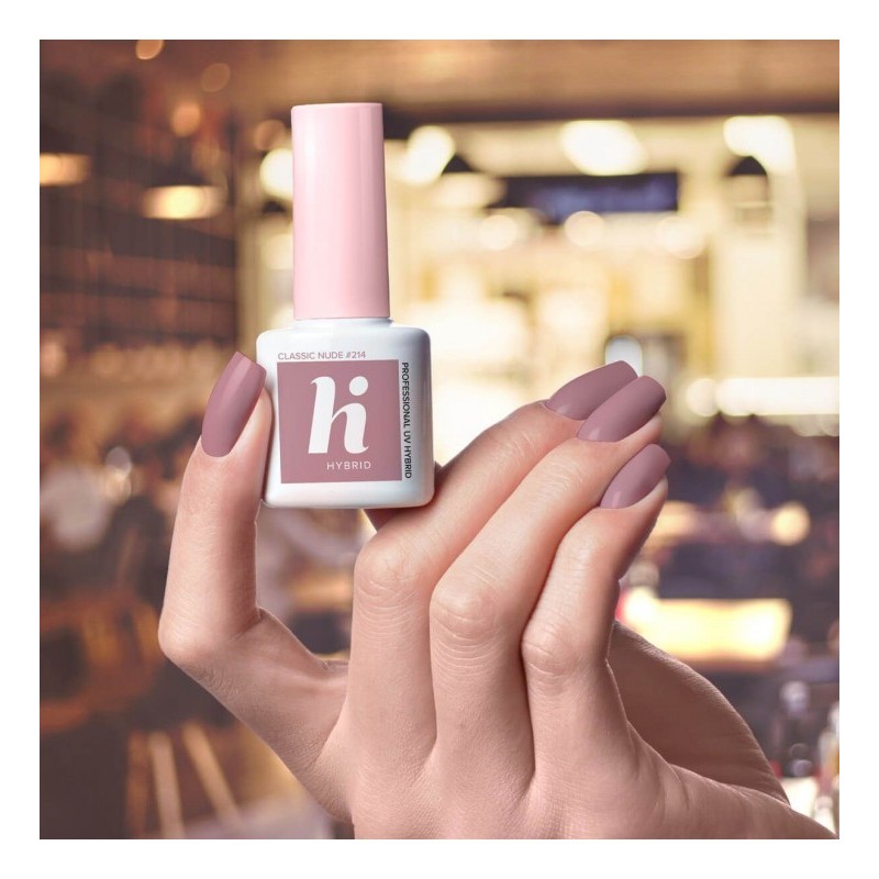 Гел лак 214 Classic Nude Hi Hybrid