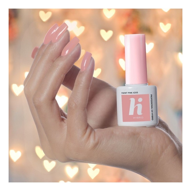 Гел лак 205 Faint Pink Hi Hybrid