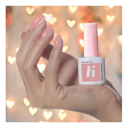 Гел лак 205 Faint Pink Hi Hybrid