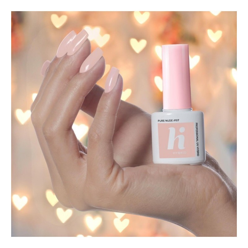 Гел лак 107 Pure Nude Hi Hybrid