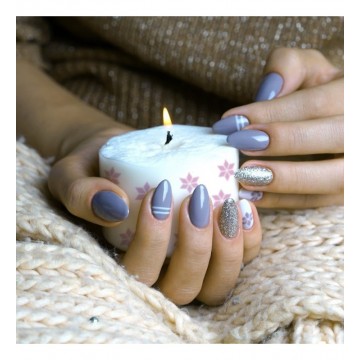 Гел лак 106 Crystal Glam Hi Hybrid