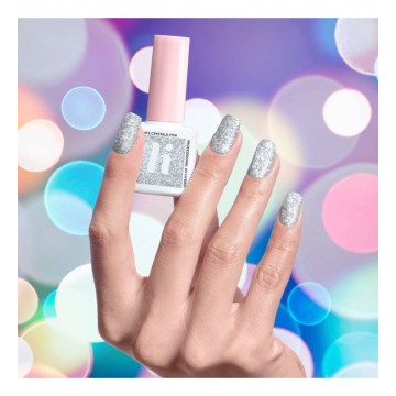 Гел лак 104 White Crystals Hi Hybrid