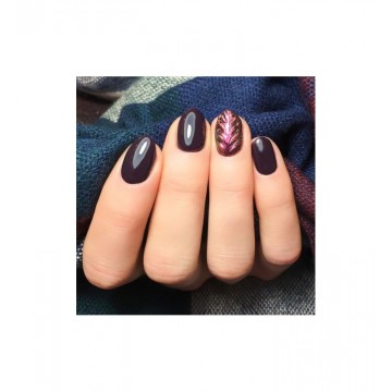 Гел лак 100 Black Purple Semilac