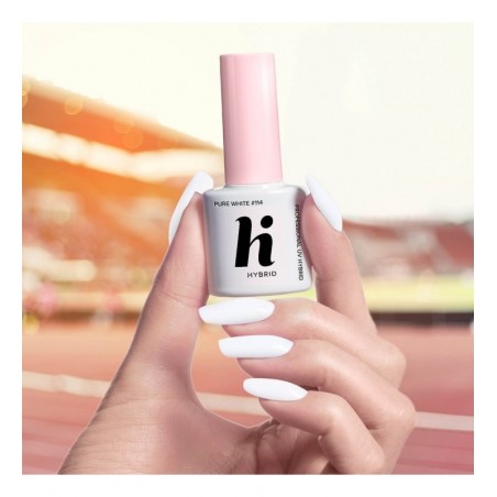Гел лак 114 Pure White Hi Hybrid